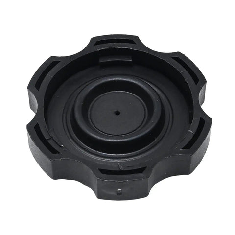 Brake Master Cylinder Reservoir Cap Drop In Replacement For Kia Optima 2011 2018 And Hyundai 2012 2017 Car Brake Fluid Cap Reservoir Cap 58531-07000-0 585312B500 Compatible Pack Of 1 Easy Install Durable Build, shown in black rubber close-up