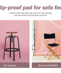 No Sweat Furniture Sliders Four Pack Reusable Floor Glide Pads For Hardwood Surfaces under chair legs for floor protection