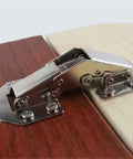 Rock Solid Stainless Steel Cabinet Door Hinge Featuring Drop Dead Smooth Hydraulic Soft Closing 90 Degree Folding Furniture Hardware That Shuts Quietly Without Making A Peep White on wood