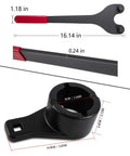 Cam Pulley Holder And Crankshaft Damper Locking Tool For Lexus And Toyota Engines, dimensions shown, steel construction