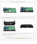 Beefed Up Metal Case For Compute Module 5 IO Board CM5 With Cooling Fan, Dustproof Enclosure, 40-Pin GPIO Adapter shown with components