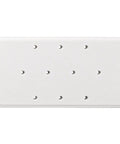 Adjustable Bathroom Safety Transfer Bench white blow molded seat, rust proof, durable with drain holes, supports 250 lbs.