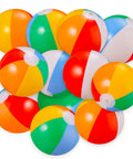 Beach Balls Bulk 12 Pack 9 Inch Inflatable Pool Toys For Kids Summer Water Games Hawaiian Tropical Theme Party Decorations And Favors Durable PVC Beach Ball Set For Poolside Fun