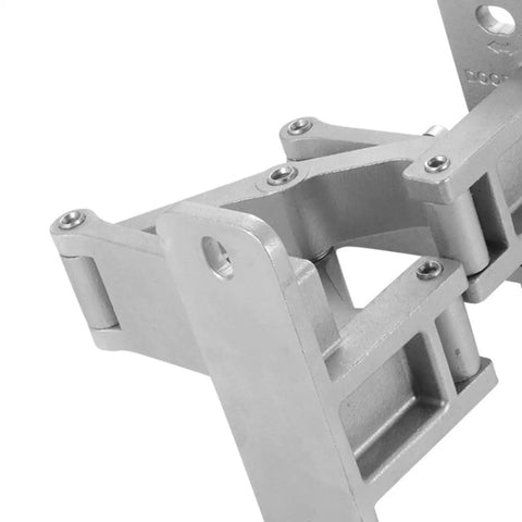 Heavy Duty Concealed Door Hinge With Silent Hydraulic Buffer For Fire Doors And Load Bearing Wood Or Aluminum Frames Soft Close Durable Steel Plate Base