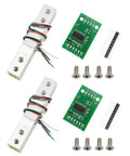 Two Pack Digital Load Cell Weight Sensor Kit With Screws And HX711 Module For DIY Portable Kitchen Scale Arduino Compatible 10kg