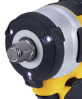 Close-up of Xtreme 12V Max Brushless One Half Inch Cordless Impact Wrench Tool Only, highlighting LED ring and metal head.