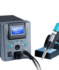 Pro Grade High Power 110W Desoldering Station Kit With 380 To 480 C Adjustable Temp And LCD Display Model 948D I with solder gun