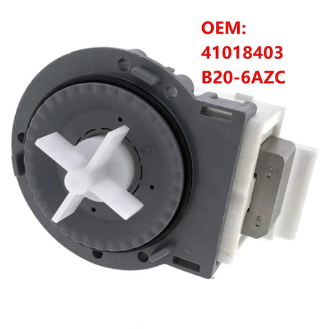 Heavy Duty Hoover Candy Washing Machine Drain Pump Motor Replacement 220V-240V Compatible With OEM 41018403 B20-6AZC Featuring Detachable Filter Housing And Sealing Ring For Super Quick Easy Repair Jobs
