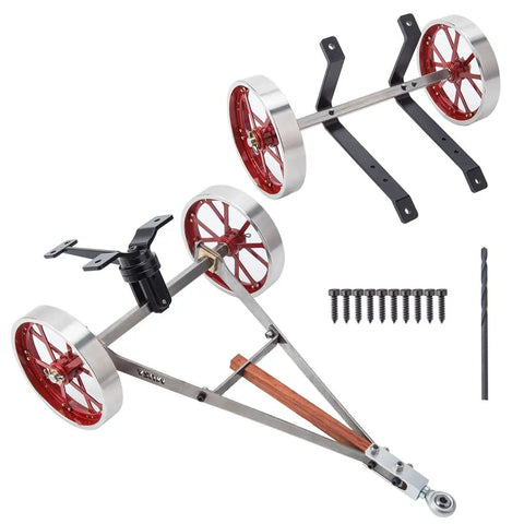Hit And Miss Engine Model Kit With 4 Stroke Engine High Low Speed Gear Lever Adjustable Speed Switch Realistic Metal Build Educational Mechanical Engine For Adults Hands On STEM Project, metal wheels and parts