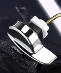 Side Mount Toilet Flush Lever Handle Replacement For Most Toilet Tanks Universal Zinc Alloy Lever With Silver And Gold Finish