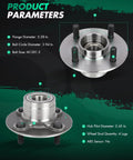 Beefy Wheel Bearing And Hub Assembly Kit For Nissan Sentra NX 200SX Lucino Tsubame 4 Bolt Rear shown with dimensions and specs