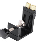 Aluminum Pocket Hole Jig Set For DIY Woodworking With Inclined Drilling Positioner Mini Oblique Hole Locator