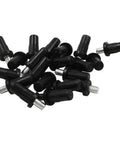 Top Shelf Black Cabinet Door Pin Dampers Replacement Valve Pins, heavy duty black dampers with metal pins for quiet closing.