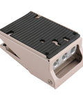 Heavy Duty Pneumatic Foot Pedal Valve 1/4 PT FV-420, 4 Way 2 Position, Threaded Rubber Nonslip Surface, side view