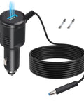 5V Car Charger With USB Port For Rand McNally GPS TND Tablet 85 740 750 And OverDryve 7 8 Pro RV Truck GPS Systems close-up view with cables.