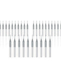 Thirty Piece Carbide End Mill Set Built Like A Tank For PCB Milling Wood Engraving And Composites With One Eighth Shank Cutters.