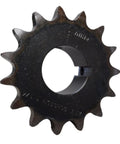 Beefy 50 Pitch ANSI Roller Chain Sprocket With 15 Teeth And One And One Quarter Inch Bore Built Tough From Carbon Steel Heat Treated Teeth