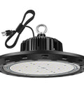 240W LED High Bay Light UFO Ceiling Lamp 36000LM UL DLC Certified IP65 Waterproof Shop Lighting, aluminum housing