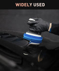 Hand polishing car with Six-Piece Polishing Pad Kit For Car Detailing With Sponge And Wool Pads, 5.6 Inch, honeycomb structure