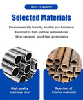 Comparison of high quality stainless steel and inferior materials for the 460Mm Mini Conveyor Belt With 24V PU Belt, Stainless Steel Frame