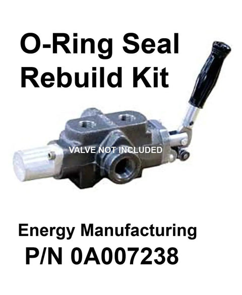 O Ring Rebuild Kit For Hydraulic Control Valve On Log Splitters DIY Friendly Easy Install Seals For Leaky Valves Compatible With Energy Manufacturing Co Valves Model 0C000908