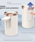 Foldable hygienic dust protection on Electric Water Jug Pump For Home Office Kitchen Counter Drinking Quiet Bottle Dispenser Pump Portable Water Bottle Pump For Jugs Chillers And Fountains Easy One Hand Use Everyday Hydration Made Easy