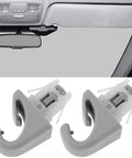 Two Piece Car Sun Visor Clip Hook Bracket Replacement 74348 06030 For Toyota Camry 2002 2008 interior accessory.