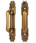 Set Of 4 European Style Vintage Door Handles For Cabinets Drawers Cupboards And Sliding Doors, Classic Metal Pull Handles, front view