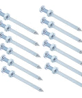 12 metal spikes for 12 Piece Lawn Aerator Shoes With Metal Spikes For Lawn Aeration And Soil Relief Heavy Duty Garden Yard Spikes