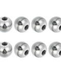 Eight 17mm Ball Nut Knobs With One Quarter Inch Twenty UNC Female Thread Eight Pack Carbon Steel Swivel Ball Joint Adapters