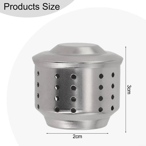 Stainless Steel Anti Splash Valve for Moka Pot Stovetop Coffee Maker Keeps Your Brew Spill Free And In Control, 2cm By 3cm Splash Cover