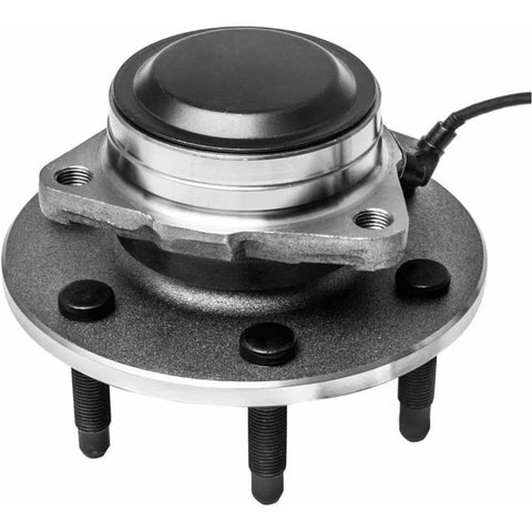 Close-up of 2 Piece Front Wheel Hub And Bearing Assembly For Chevy Silverado 1500 Classic 2007 And GMC Sierra 1500 Classic 2007