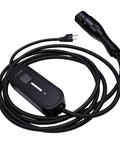 Plug And Play J1772 Level 1 Portable EV Charger Adjustable 6 To 16 Amps Weatherproof Electric Vehicle Plug Cord with LCD display.
