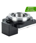 Heavy Duty Hollow Rotary Actuator Built Like A Tank With Rock Solid Cast Iron Base And Butter Smooth 360 Degree Electric Rotary Table for precision work and CNC machining.