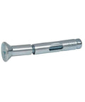 Three Eighths By Five Inch Flat Sleeve Anchor For Masonry In Concrete Brick And Block, Zinc Plated All Steel Construction