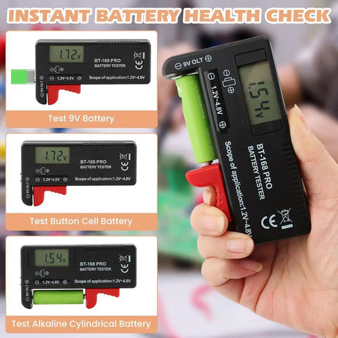 Handheld Battery Spot Welder With 11 Gear Adjustable Controls And Built In Battery Tester Welds 0.1-0.25mm Nickel