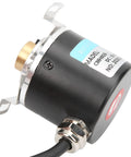 Half Hollow Shaft Incremental Encoder for 3 Phase Motors 6mm Shaft DC 5 24V Switch Encoder black casing with mounting