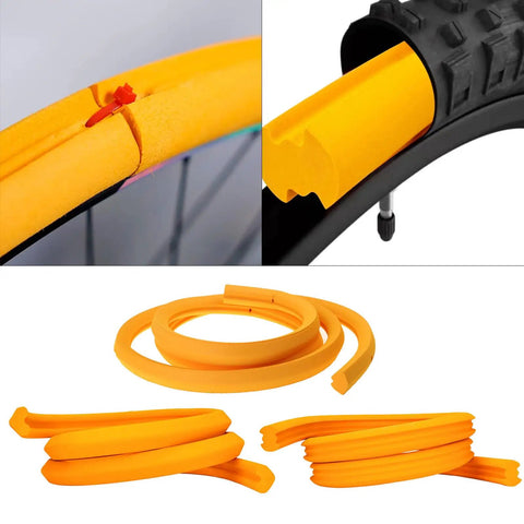 Tubeless Tire Inserts Pad For Bikes Lightweight Foam Tire Protector Liner Easy Installation Puncture Protection