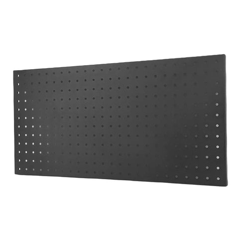 Durable Metal Perforated Panel Wall Storage Kit For Garage And Workshop Customizable Pegboard System 4 Panels view showing perforations