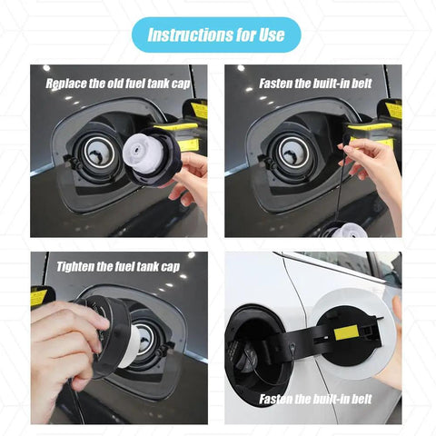 Steps to install Dodge Ram Gas Cap Replacement For 1500 2500 3500 Charger Challenger Direct Fit Easy Install Durable
