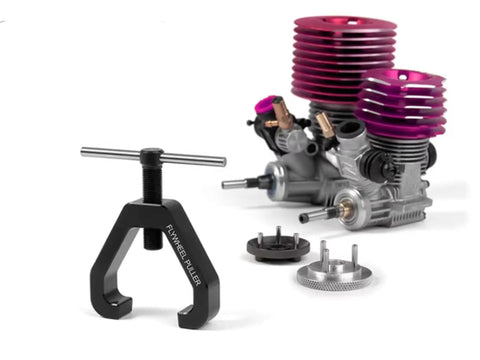 Nitro RC Engine Flywheel Puller Tool For One Eighth And One Tenth Scale Off Road RC Cars with CNC Metal Wrench and engine parts