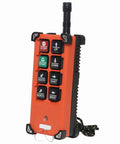 Front view of handheld transmitter from Beefed Up Wireless Crane Remote Control Kit With Eight Button 12V 24V Electric Hoist