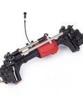 Front and rear nylon portal axle kit with differential lock for 1 to 10 RC crawlers fits TRX-4 Defender Bronco TRX4 chassis