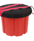 Hip Attached Garden Stool With Cushioned Seat For Gardening, Fishing, Camping And Farm Work, red portable design