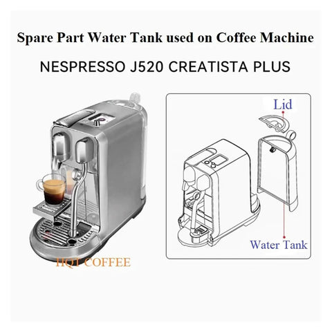 Leak Proof Water Tank Lid Replacement For Capsule Coffee Machines Including Creatista Plus And J520, spill proof seal cap diagram