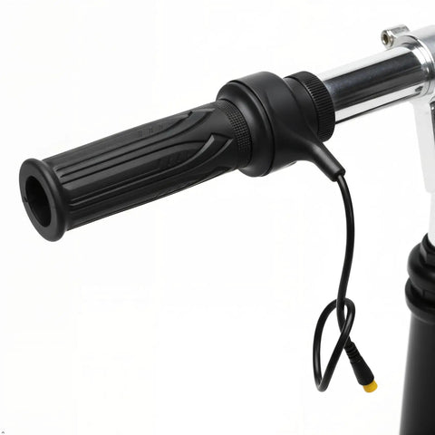 Full Twist Ebike Throttle Grip 12V To 72V With 3 Pin Waterproof Connector Fits 22.2mm Handlebar No Tool Needed Install For Instant Power And Smooth Control Compatible With Ridstar Q20 And Electric Scooters