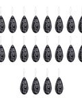 Needle Threader Set Flexible Aluminum Wire 20 Piece Easy Push Through Needle Eye Hand Sewing DIY Tools For Home Projects Durable Quick Threading Aid For Crafting And Hemming, 20 black threaders