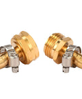 Brass Garden Hose Connector Repair Kit With Stainless Clamp Fits One Half Inch Hose Fitting Hose To Hose Connector