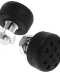 Adjustable Rubber Roller Skate Toe Stops For Quad Skates With Enhanced Braking Power And Stability Double Row Design Close-Up