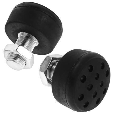 Adjustable Rubber Roller Skate Toe Stops For Quad Skates With Enhanced Braking Power And Stability Double Row Design Close-Up